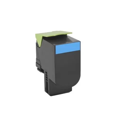 TONER 802SC CIANO COMPATIBILE PER LEXMARK CX310N CX310DN CX410DE CX410DTE CX410E CX510 80C2SC0 2.000 PAGINE
