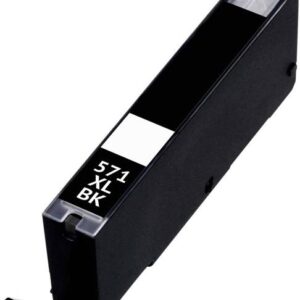 CARTUCCIA CLI-571XL NERA CON CHIP COMPATIBILE PER CANON PIXMA MG5700 MG6800 MG7700 571BKXL 10,8ML CON CHIP