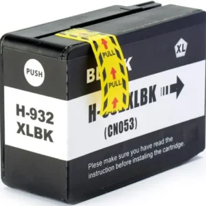 CARTUCCIA COMPATIBILE PER HP 932XL NERA CON CHIP PER HP 6100 H611A 6700 6600 H711A CN053A 932BK CAPACITA 32ML