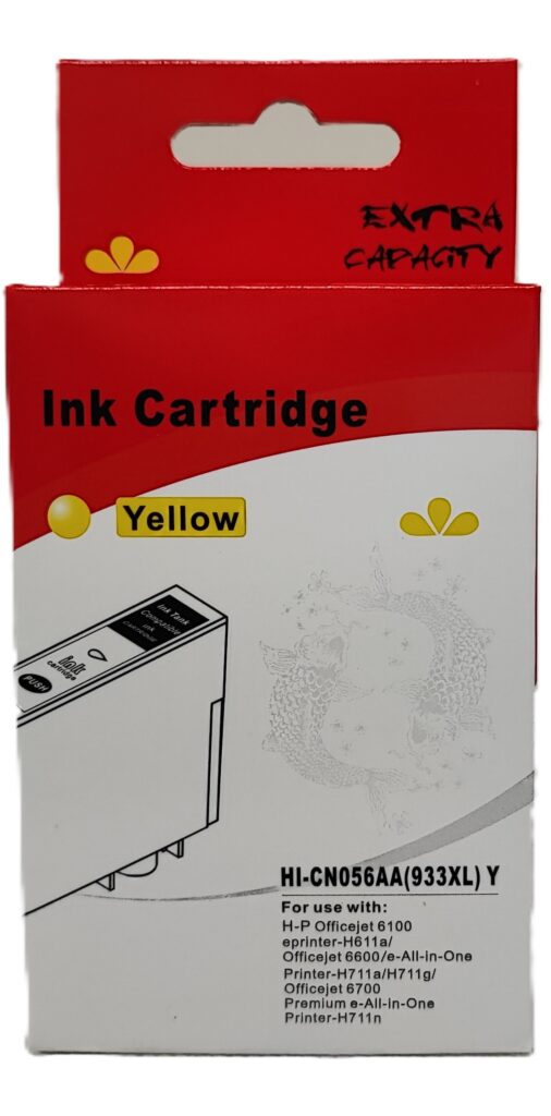CARTUCCIA COMPATIBILE PER HP 933XL GIALLA CON CHIP PER HP 6100 H611A 6700 6600 H711A CN056A 933Y CAPACITA 16ML
