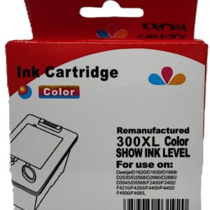 CARTUCCIA HP 300C XL COLORE RIGENERATA PER HP D2560 F4210 F4224 F4272 F4280 CC644EE 300XL