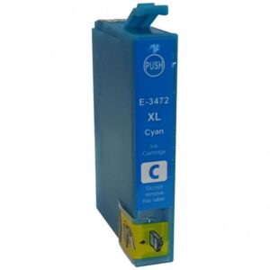 CARTUCCIA T3472 CIANO COMPATIBILE PER EPSON WORKFORCE PRO WF3720DWF, WF3725DWF CAPACITA 12ML 950 PAGINE