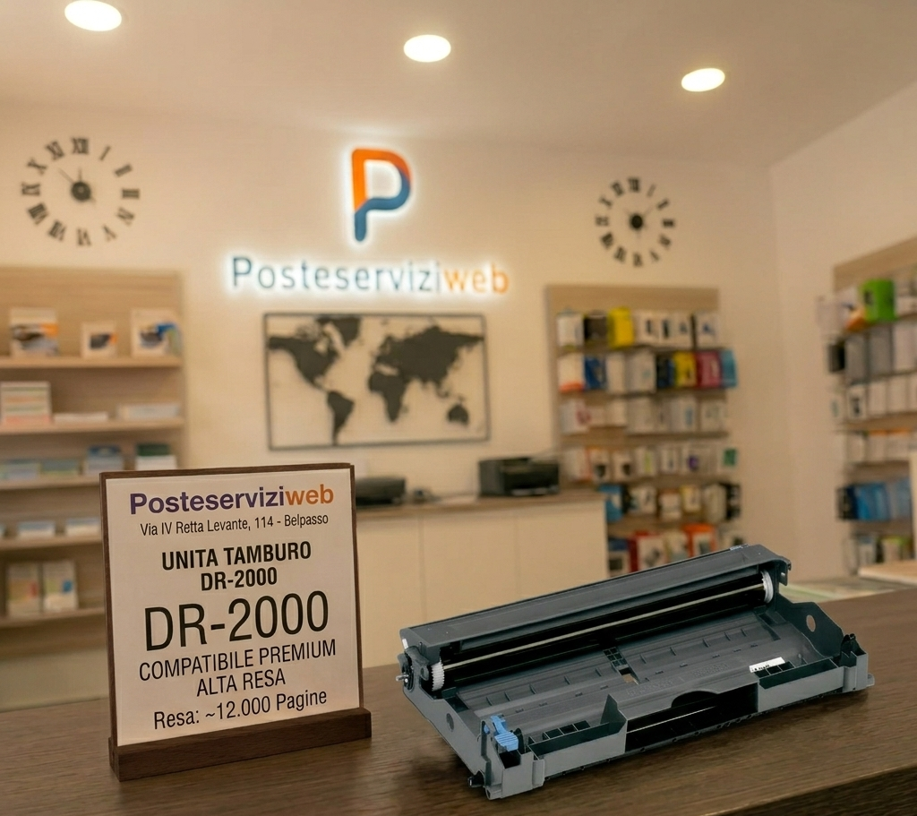 Unità Tamburo Brother DR-2000 – Compatibile Premium ad Alta Resa