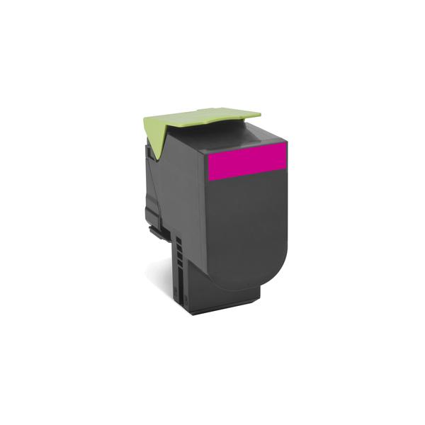 TONER 802SM MAGENTA COMPATIBILE PER LEXMARK CX310N CX310DN CX410DE CX410DTE CX410E CX510 80C2SM0 2.000 PAGINE