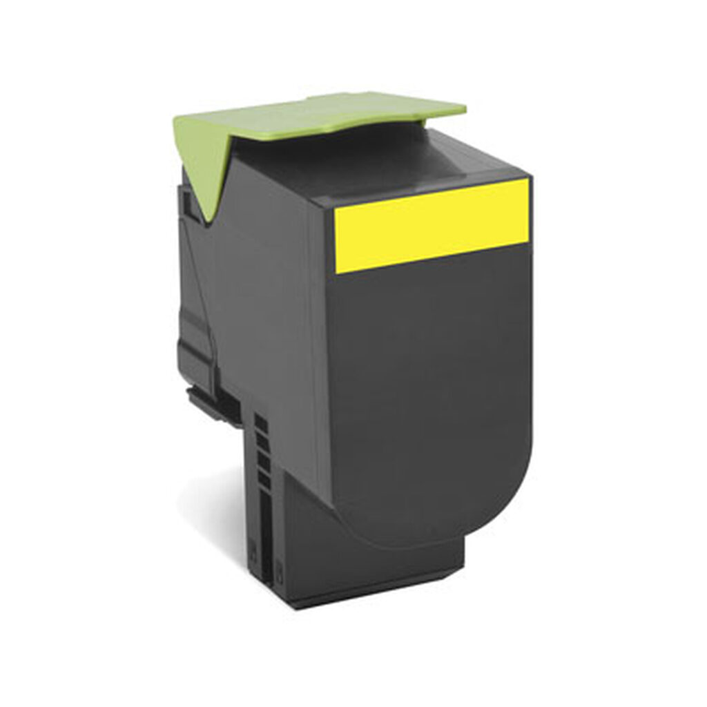 TONER 802SY GIALLO COMPATIBILE PER LEXMARK CX310N CX310DN CX410DE CX410DTE CX410E CX510 80C2SY0 2.000 PAGINE