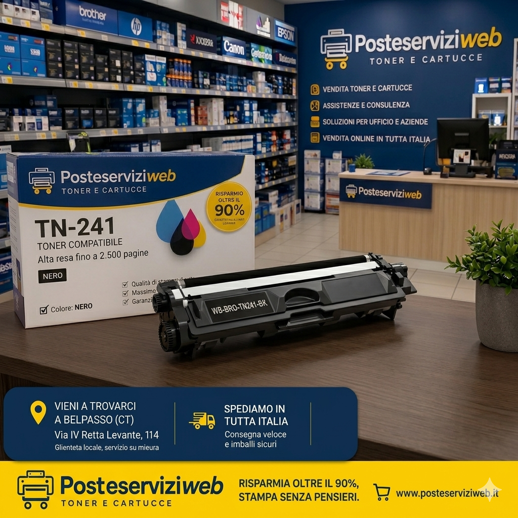 Toner Brother TN-241 Nero – Compatibile Premium ad Alta Capacità