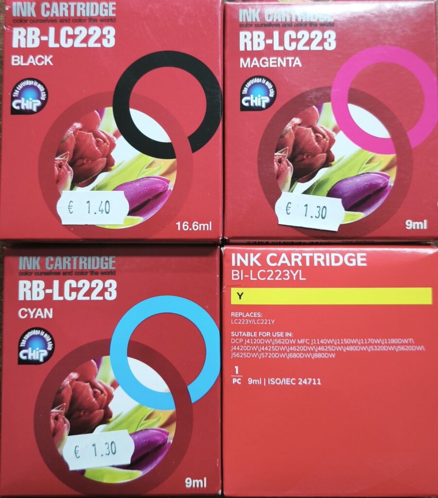 Cartucce Compatibili Brother Serie LC223 – Alta Capacità XL